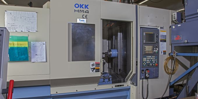 4-Achsen Horizontal-Bearbeitungscenter mit 2-fach Palette  OKK HM4